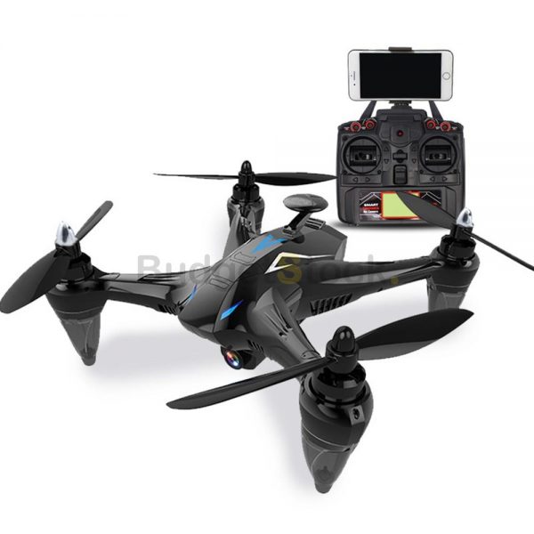 Goedkope drone kopen | XINLIN SHIYE X198 RC Quadcopter | BudgetStock | Zwart | Blauw